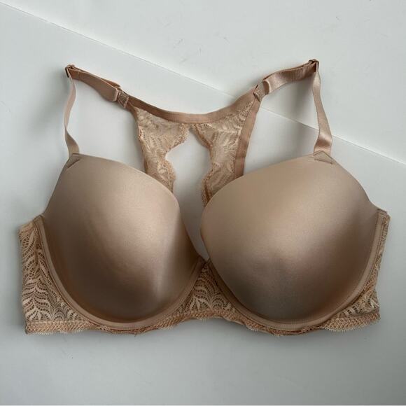 Paramour Carolina Seamless Plunge Racerback Bra in Sugar Baby - Picture 3 of 5